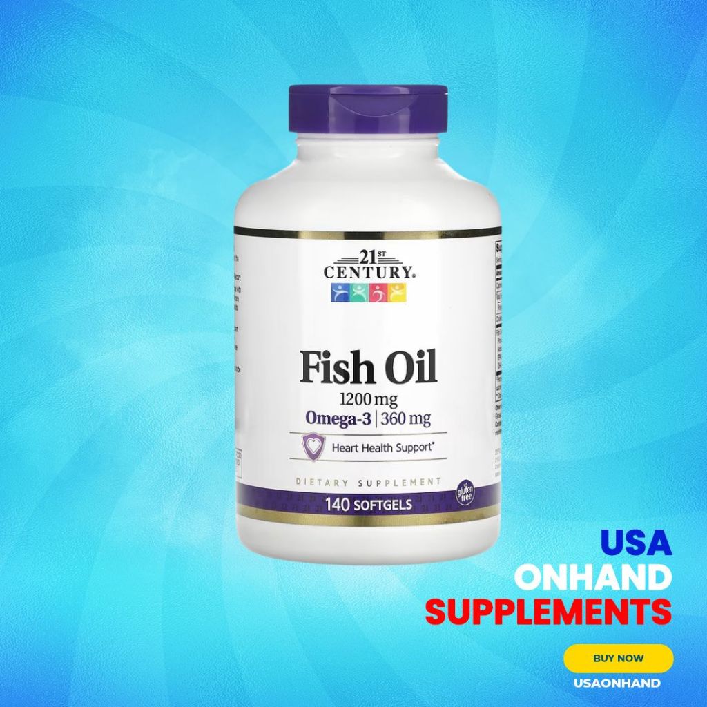 USA Onhand | 21st Century, Fish Oil ( Heart Health Support )
