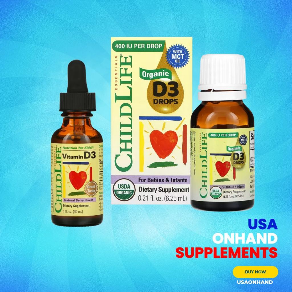 USA Onhand | ChildLife Essentials Vitamin D3 ( Bone, Joint & Cartilage )