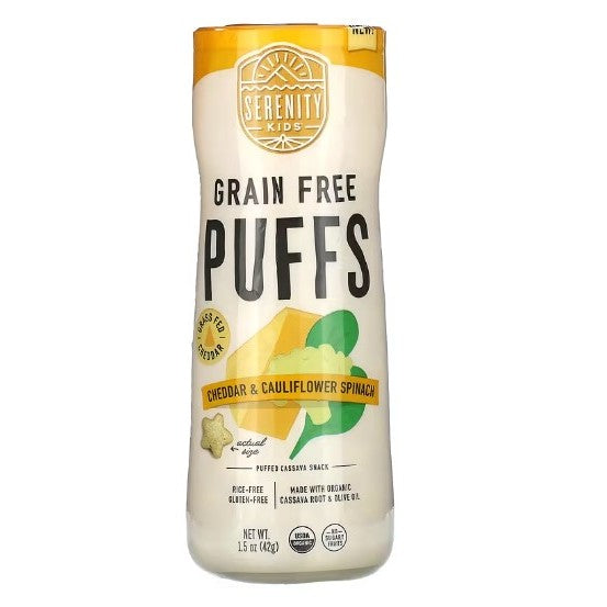 Low Cost Ph | Serenity Kids, Grain Free Puffs, Tomato & Mushroom, 1.5 oz (43 g)