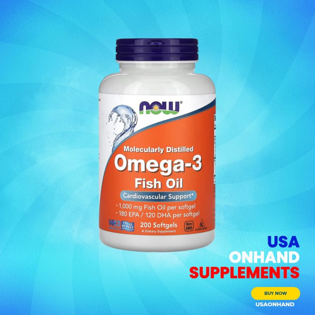 USA Onhand | Now Foods, Super Omega 3 Fish Oil ( Heart Health )