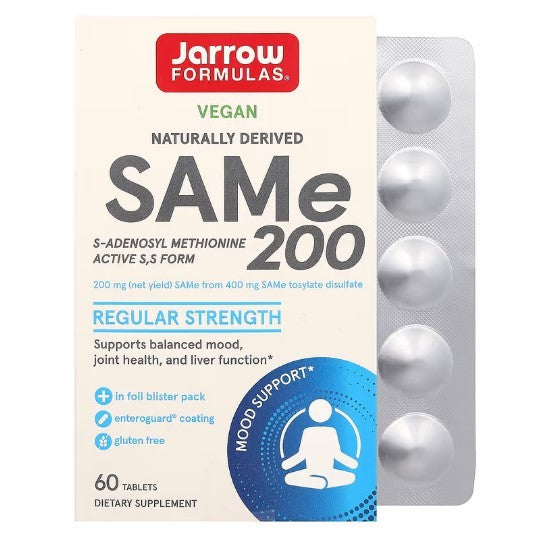 LowCostPh | SAMe 200, 200 mg, 60 Tablets, Supports Balanced Mood, Joint Health, and Liver Function