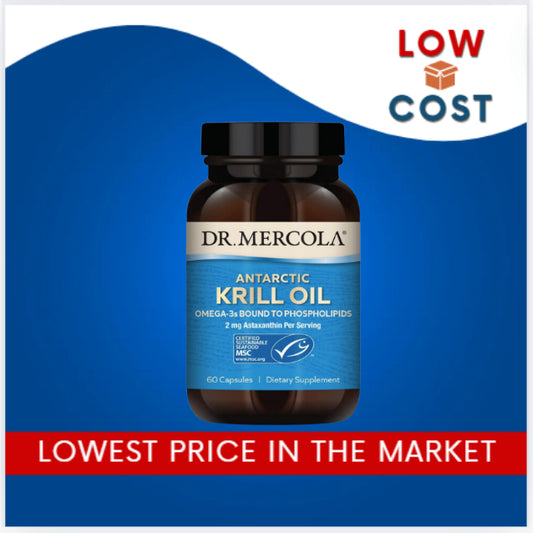 LowCost PH| Dr. Mercola, Antarctic Krill Oil, 60 Capsules