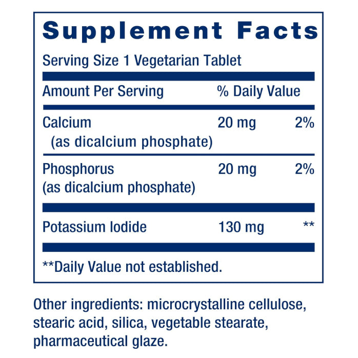 LowCost PH| Life Extension, Potassium Iodide, 130 mg, 14 Vegetarian Tablets