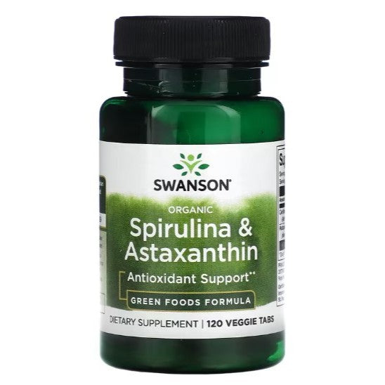 Swanson Ph | Swanson, Spirulina, 500 mg, 180 Tablets. Antioxidant Support Supports Toxin Removal