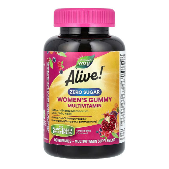 USA Onhand | Nature's Way, Alive! Max3 Potency, Men's and Women's Daily Multivitamin, No Added Iron