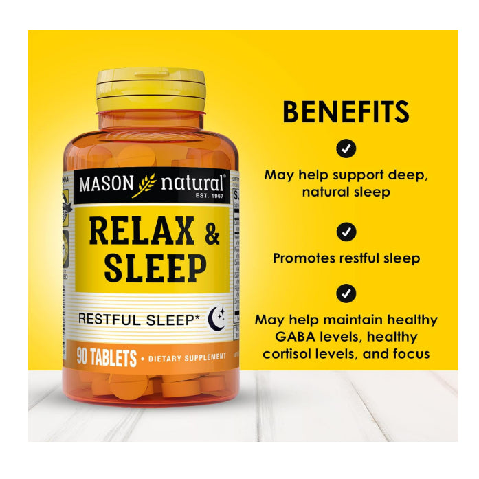 LowCost PH| Mason Natural, Melatonin, 3 mg, 5mg and Sleep Relax for Non-Habit Sleep Suppor