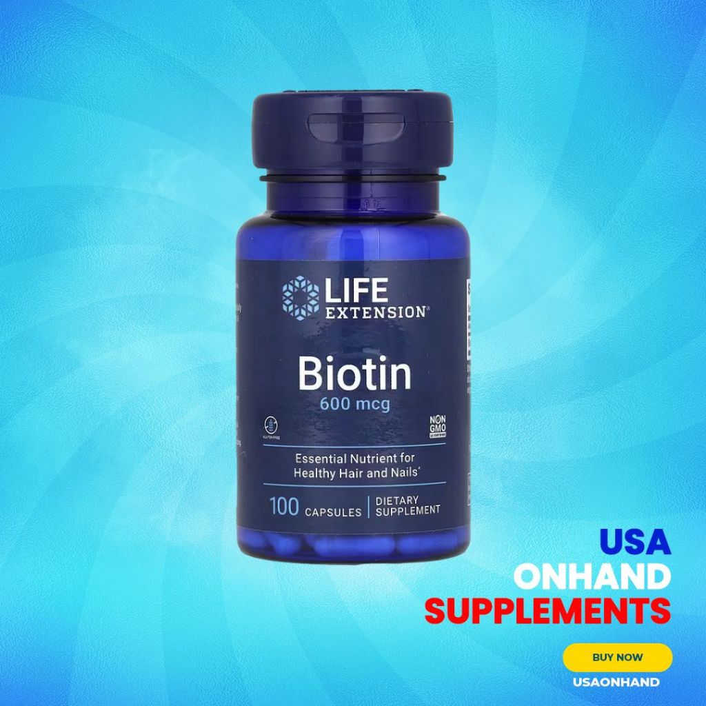 USA Onhand | Life Extension, Restoring Ceramides & Biotin ( Hair Skin & Nails )