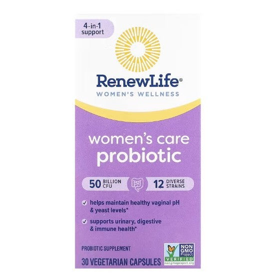Low Cost PH | Renew Life, Women's Care Probiotic, 50 Billion CFU, 30Caps, Digestive & Immune Health