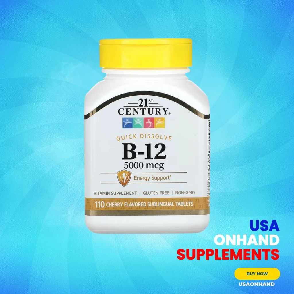USA Onhand | 21st Century, B-6 & B-12 ( Energy Support )
