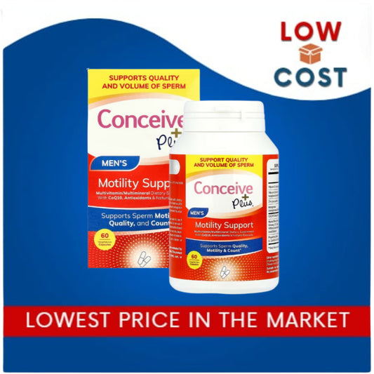 LowCostPh | Conceive Plus, Men's Motility Support, 60 Vegetarian Capsules, Motility, Quality,