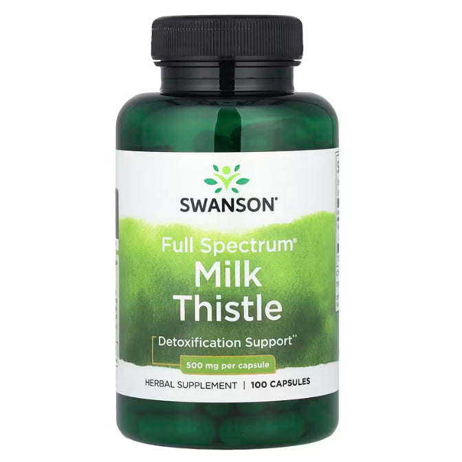 Swanson Ph | Swanson Milk Thistle Dandelion & Yellow Dock, Combination, Full Spectrum, Detox Support