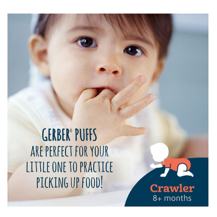 Low Cost PH | Gerber, Organic Puffs for 8+ Months, healthy finger food snacks, natural for babies