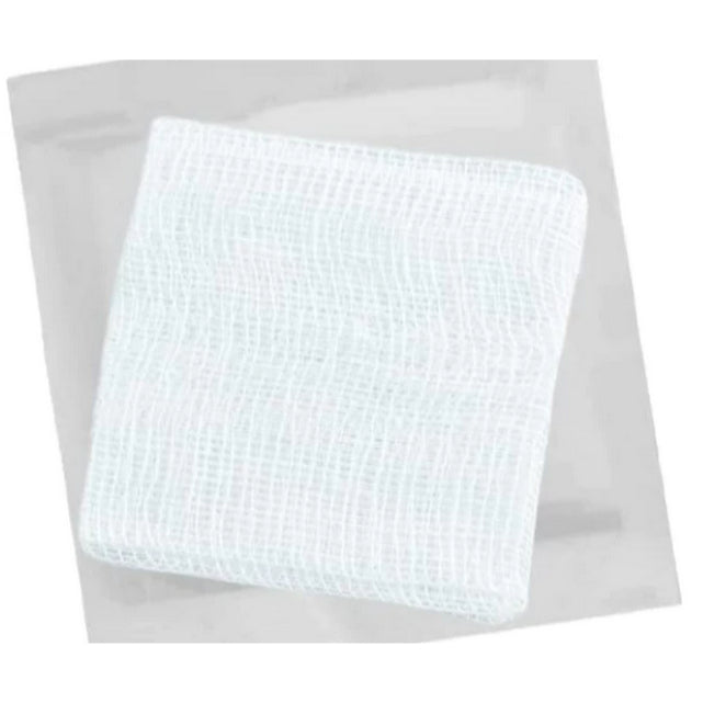 Mediplast Sterilized Gauze Pad 12 ply Woven Wound Dressing | Syringe & Feeding Tube | Toilet Cover