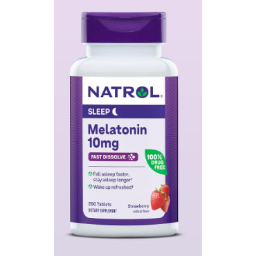 LowCostPH | Na Trol, Melatonin, Fast Dissolve, Time Release, Extra Strength, Strawberry,
