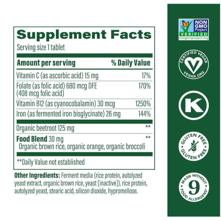 LittleSunshine | MegaFood, Iron Blood Builder, Tablets & Minis, With Nutrients Plus Real Food