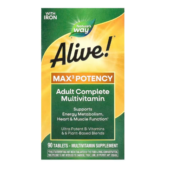 LowCostPH | Nature's Way, Alive! Women's & Men Energy, Multivitamin-Multimineral, 50 Tablets