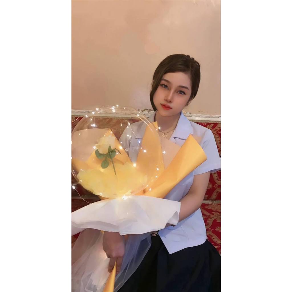 Grocer Farmer | Rose Balloon LED Bouquet Luminous Balloons Gift Wedding Birthday Party Gift