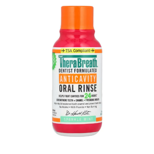 USAOnhand| Ready To Ship TheraBreath, Fresh Breath Oral Rinse, Invigorating Icy Mint, 3 fl oz