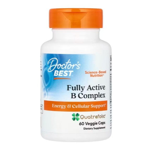 LowCostPH | Doctor's Best Fully Active B Complex, Non-GMO, Gluten| B12 |BioActive Complete B Complex