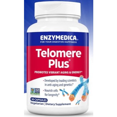 LowCostPh | Enzymedica, Telomere Plus, 30 Capsules, Promotes Vibrant Aging & Energy