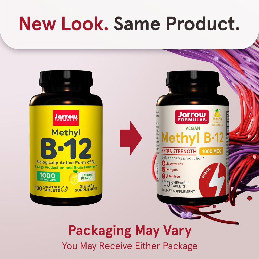 LowCostPh | Methyl B-12, Extra Strength, Lemon, 1,000 mcg, 100 Chewable Cellular Energy Production