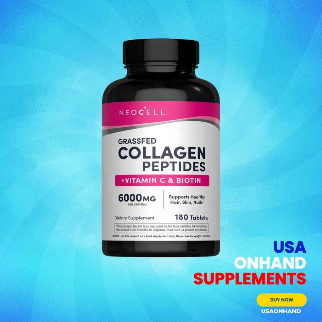 USA Onhand | NeoCell, Super Collagen, + Vitamin C & Biotin ( Supports Healthy Hair, Skin, Nails )