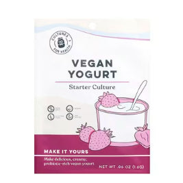 LowCost PH | Cultures for Health, Vegan Yogurt, 4 Packets, .06 oz (1.6 g) Homemade Greek Yogurt.