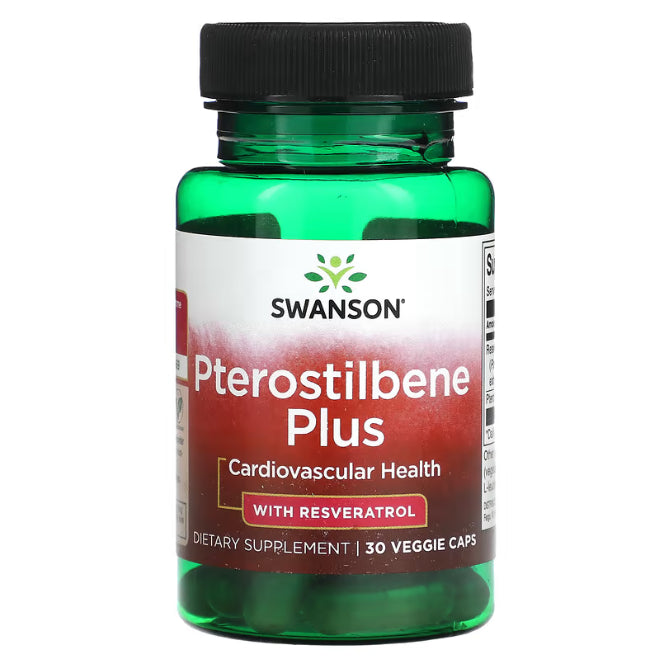 Swanson Ph | Swanson Pterostilbene 50mg, Beta-Sitosterol, Plant Sterols Max Strength, Resveratrol,