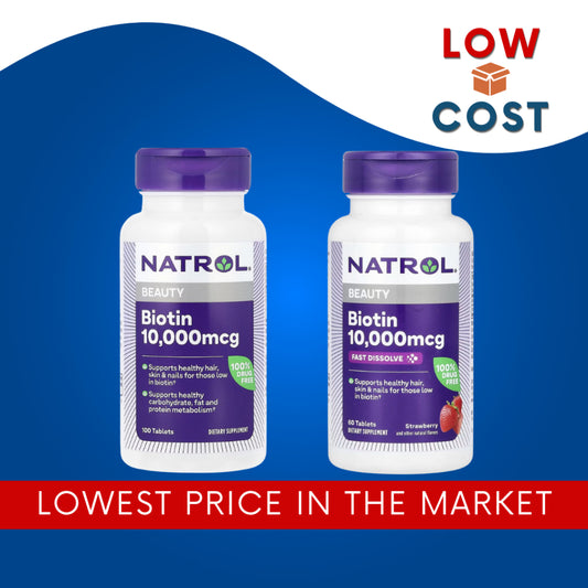 LowCostPH | Na Trol, Biotin, Maximum , Extra Strength, Fast 10,000 mcg, 5,000mcg, 1,000mcg