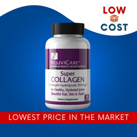 Low Cost PH | Rejuvicare, Super Collagen, Collagen Hydrolysate, 500 mg Collagen Capsules.
