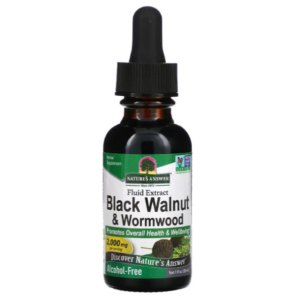 HealthilyYou | Nature's Answer, Black Walnut 1,500mg, Fluid Extract, Wormwood, Nature's Way, Swanson