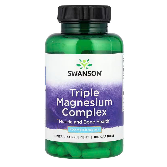 LowCost PH| Swanson Triple Magnesium Complex 400 Milligrams capsules 2027 Expiry