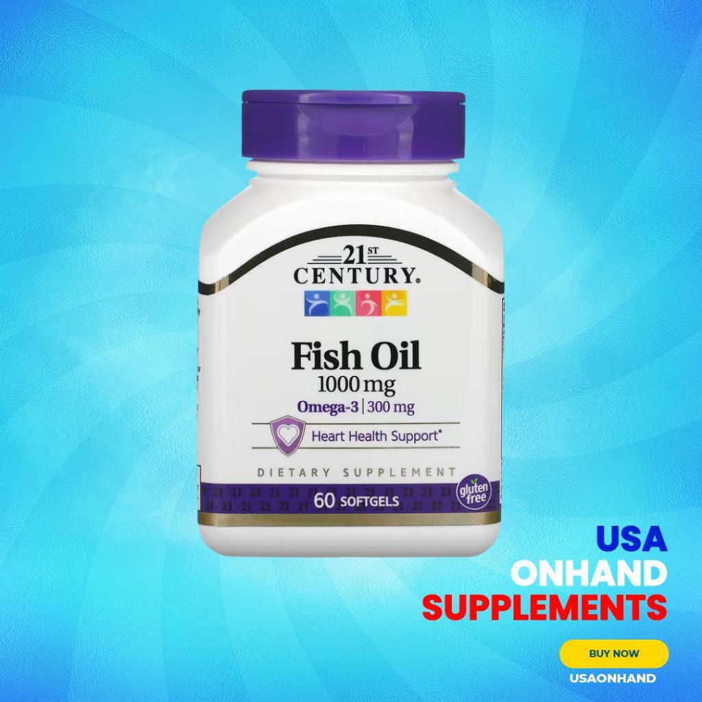 USA Onhand | 21st Century, Fish Oil ( Heart Health Support )
