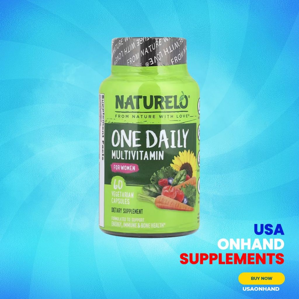 USA Onhand | Naturelo One Daily Multivitamin for Men & Women ( Support Energy & Immune Health )