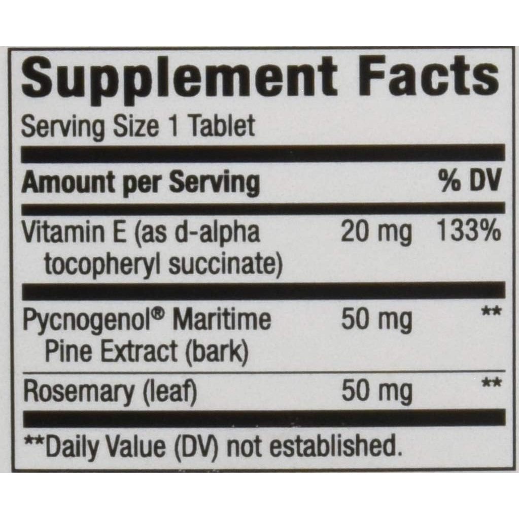 LowCostPh | Nature's Way, Pycnogenol, 50 mg, 30 Vegan Tablets, Cardiovascular Support
