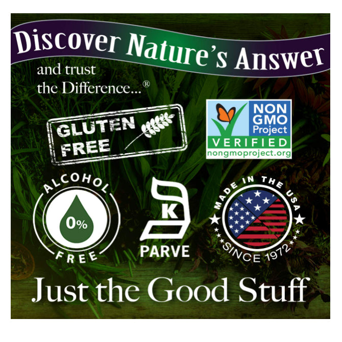 LowCost| Nature's Answer, Black Walnut & Wormwood, Fluid Extract, Alcohol-Free, 2,000 mg, 1 fl oz (3