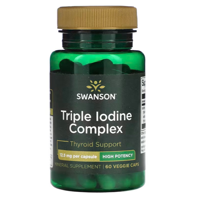 Swanson Ph | Swanson, Thyroid Essentials, Kelp, Scottish, Triple Iodine Complex, Glandular, Support