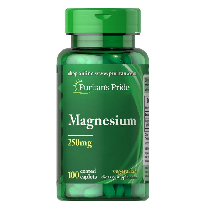 LowCost PH| Puritan's Pride High Potency Magnesium Tablets, 500 mg, 100 Count