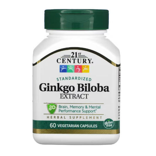 LowCostPH | 21st Century Ginkgo Biloba Extract, Standardized, Brain, Memory & Mental Performance
