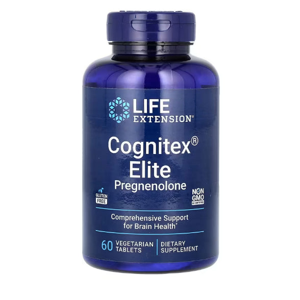 LowCostPH| Life Extension, Cognitex Elite Pregnenolone, 60 Vegetarian Tablets