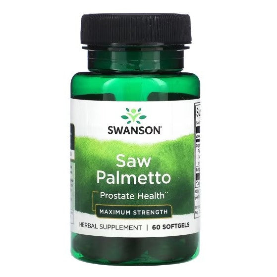SwansonPh | Swanson, Full Spectrum Saw Palmetto, Max Strength, Beta-Sitosterol, 540 mg, 250 Capsules