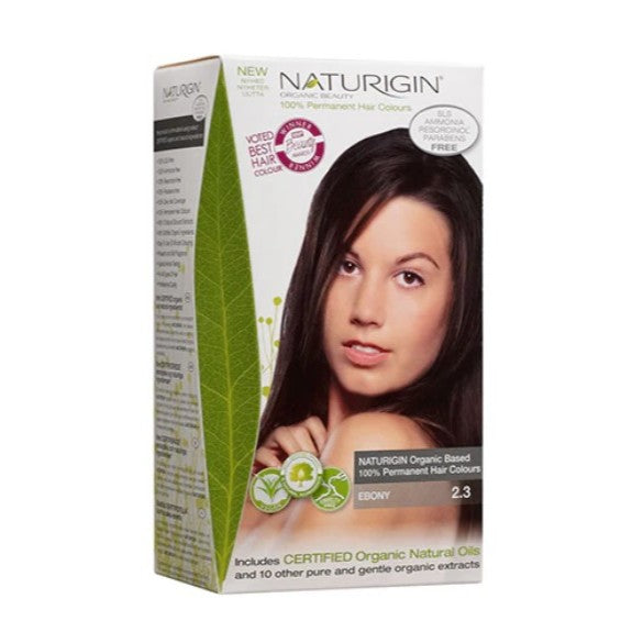 LowCostPh | Naturigin 4.6 Copper Brown 100%,  2.3 Ebony 100% Permanent Hair Colour Organic