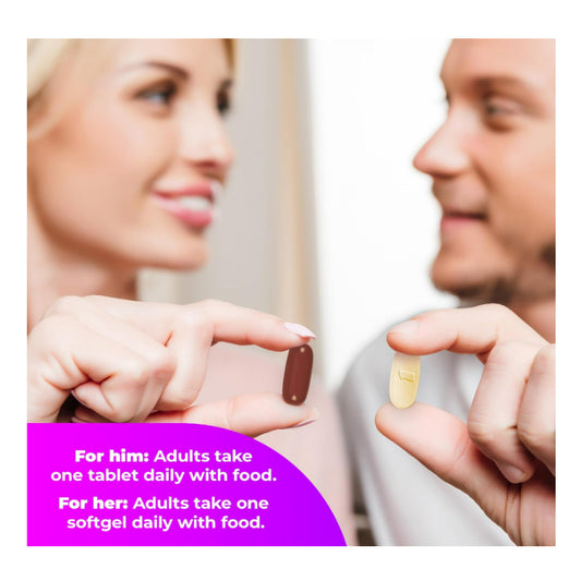 LowCost PH| One-A-Day, Pre-Pregnancy Couple's Pack, Women's & Women Prenatal Pre Conception Tablets