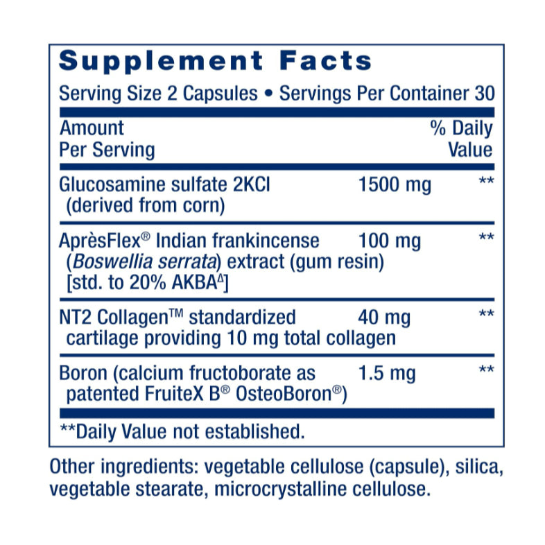 LowCost PH| Life Extension ArthroMax® Advanced NT2 Collagen™ & AprèsFlex®, glucosamine sulfate 60cap
