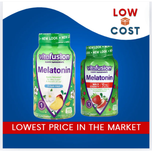 Low Cost PH | VitaFusion, Melatonin, Sugar Free, Natural White Tea & Peach Flavors SLEEP AID