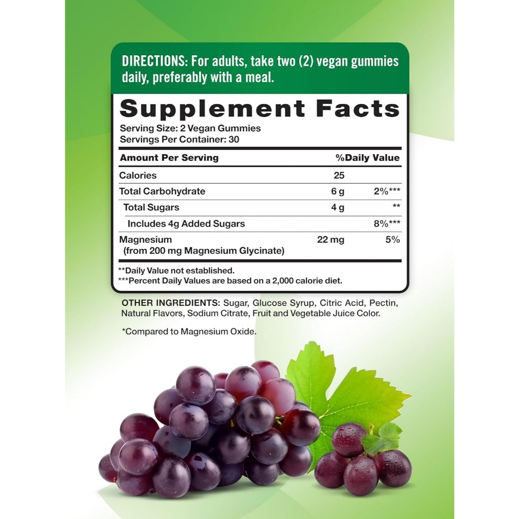 Nature'sTruthPH | Nature's Truth, Magnesium Glycinate, Supports Muscle Relaxation and Calmness