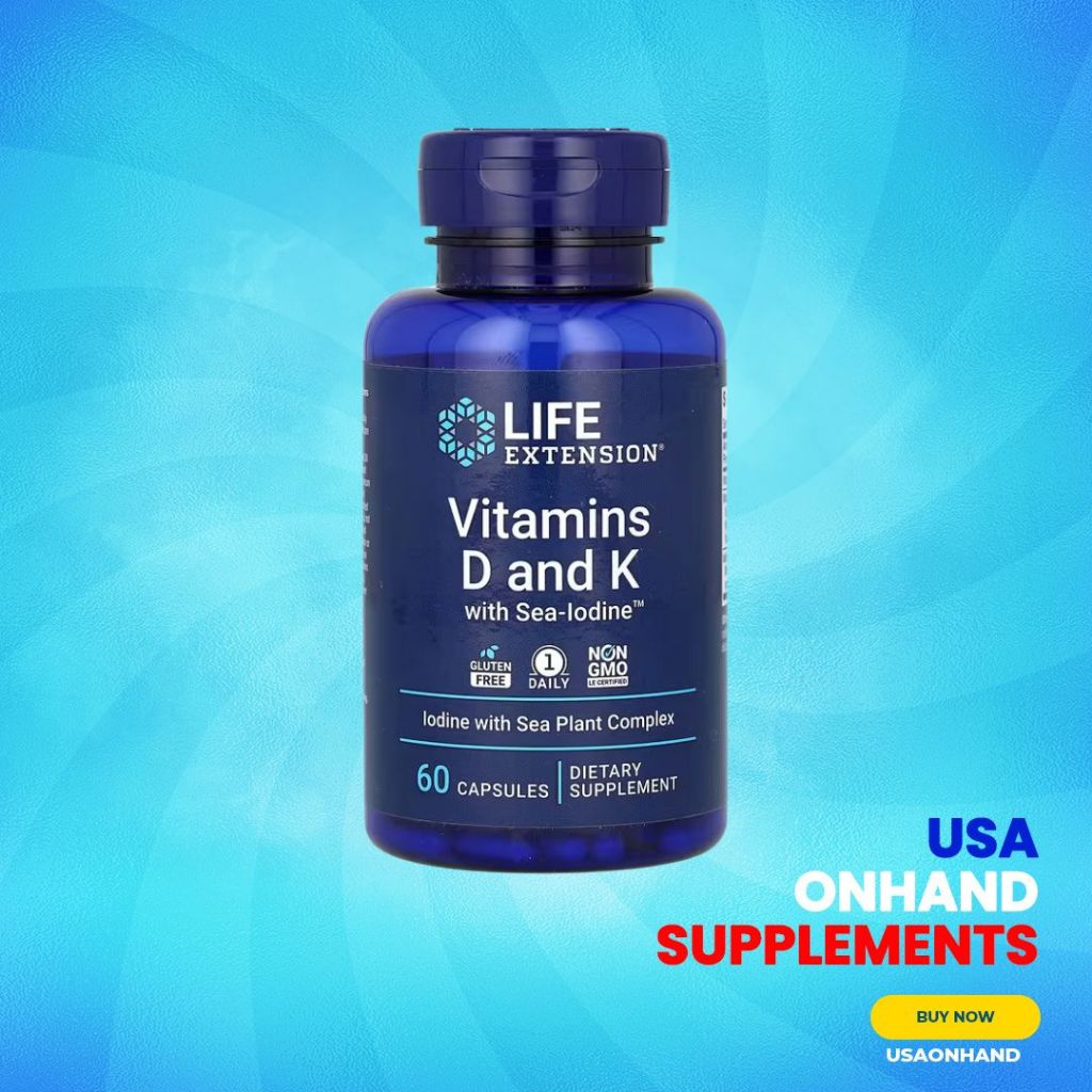 USA Onhand | Life Extension Vitamins D and K ( Bone, Joint & Cartilage )