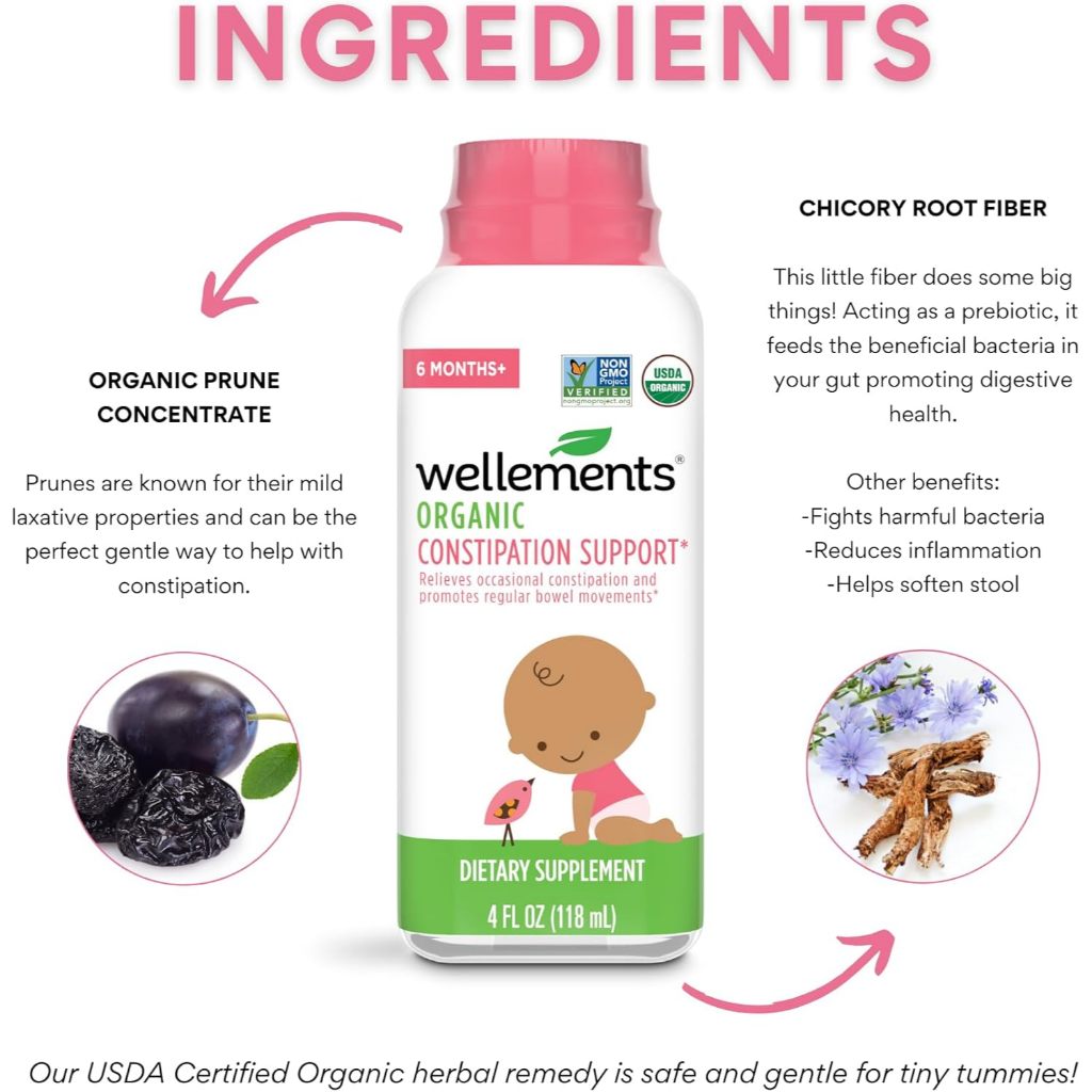 LowCostPh | Wellements Organic Constipation Support | Safe and Gentle Organic Constipation Relief