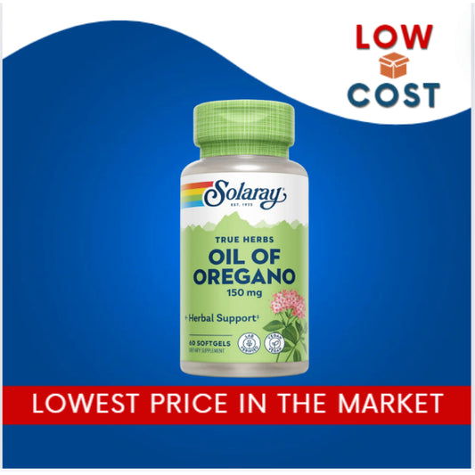 LowCost PH| Solaray, Oil of Oregano, 150 mg, 60 Softgels