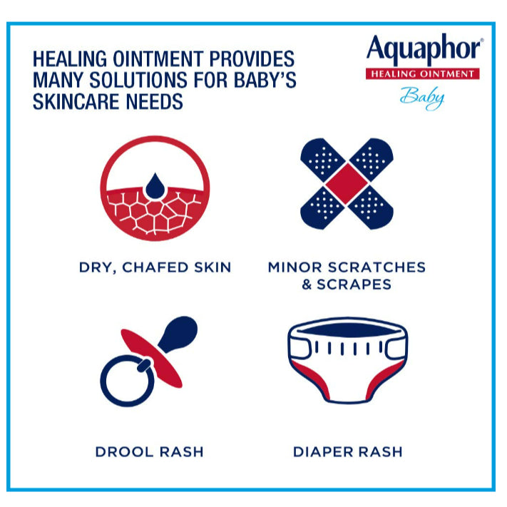 LowCost PH| Aquaphor, Baby Healing Ointment, Fragrance Free , 2 Tubes, 0.35 oz (10 g) Each